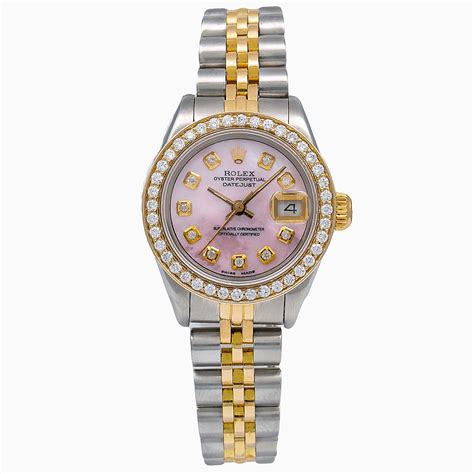 rolex lady datejust pink gold steel|female rolex oyster perpetual datejust.